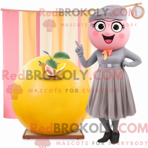 Mascot character of a Gray...