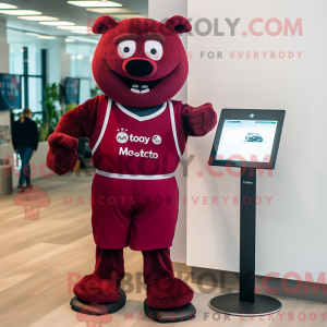 Mascottekarakter van een...
