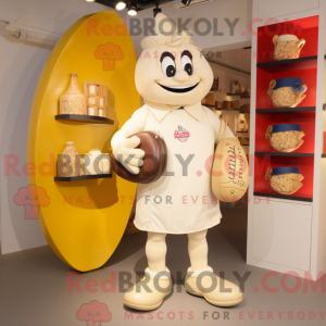 Maskotkarakter av en Cream...