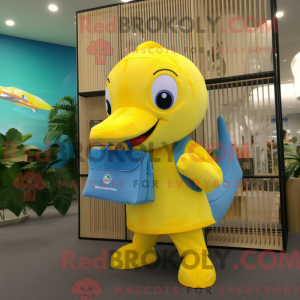 Mascot character of a Lemon...