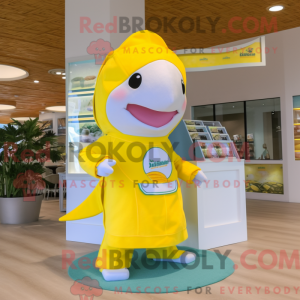 Mascot character of a Lemon...