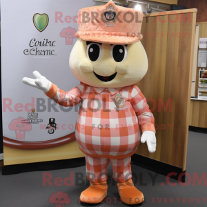 Mascot character of a Peach...