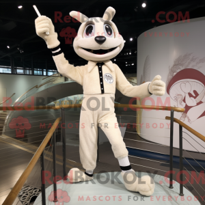 Mascot character of a Cream...
