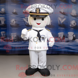 Mascot character of a White...