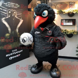 Maskottchen einer schwarzen...