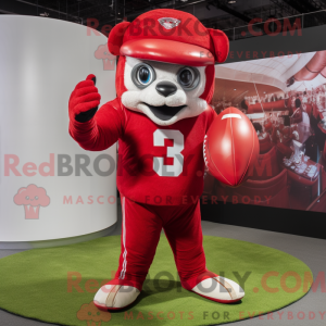 Mascot character of a Red...