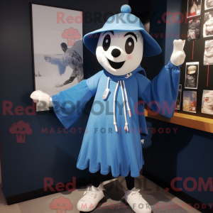 Mascot character of a Blue...
