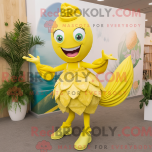 Mascot karakter van een...
