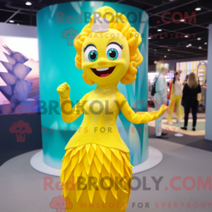 Mascot character of a Lemon...