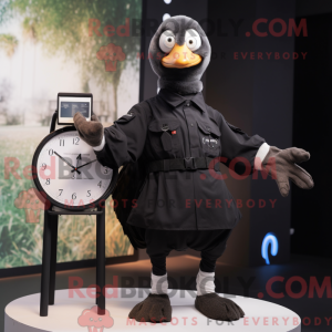 Mascot character of a Black...