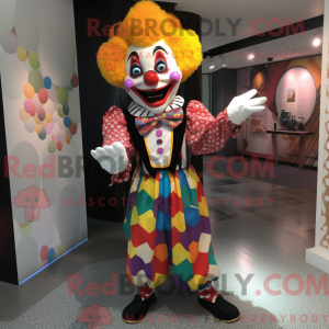 Maskot karakter af en klovn...