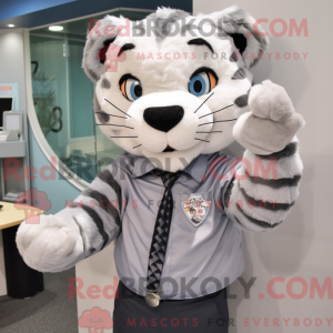 Mascottefiguur van een...