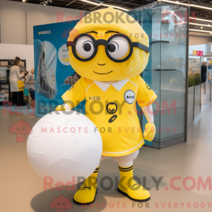 Mascot character of a Lemon...