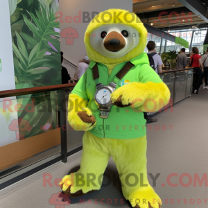 Maskot karaktär av en...