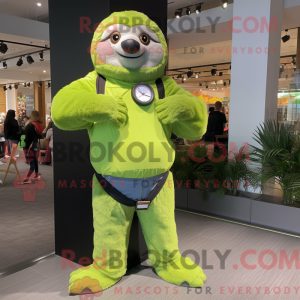 Maskot karaktär av en...