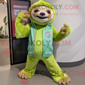 Maskot karaktär av en...