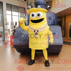 Mascottefiguur van een...