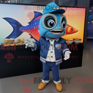 Personaje mascota de Blue...