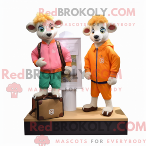 Mascottefiguur van een...