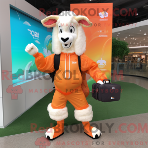 Postava maskota broskvové...