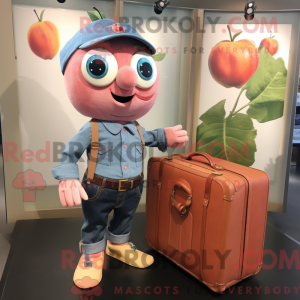 Mascot character of a Peach...