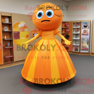 Postava maskota Orange...