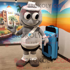 Mascot character of a Gray...