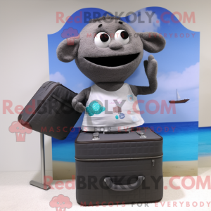 Mascot character of a Gray...
