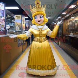 Mascot character of a Gold...