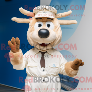 Mascottefiguur van een...