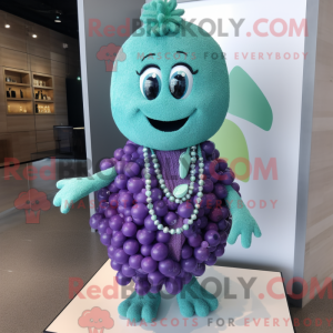 Mascot character of a Cyan...