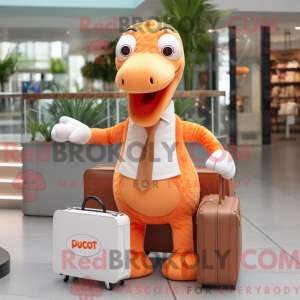 Mascot karakter van een...