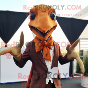 Maskot-karakter af en Rust...