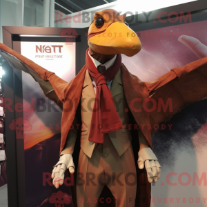 Mascot character of a Rust...