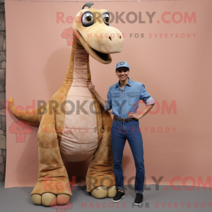 Mascot karakter van een Tan...