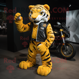 Yellow Tiger mascotte...