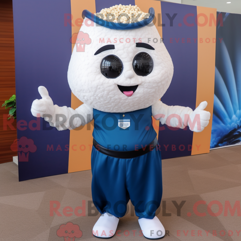 Mascot character of a Navy Pop Corn dressed with a Tank Top and Cummerbunds Mascot character of a Navy Pop Corn dressed with a Tank Top and Cummerbunds