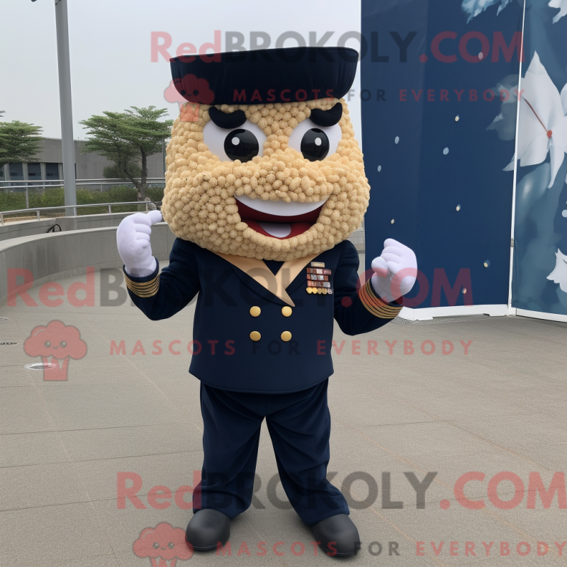 Mascot character of a Navy Pop Corn dressed with a Tank Top and Cummerbunds Mascot character of a Navy Pop Corn dressed with a Tank Top and Cummerbunds