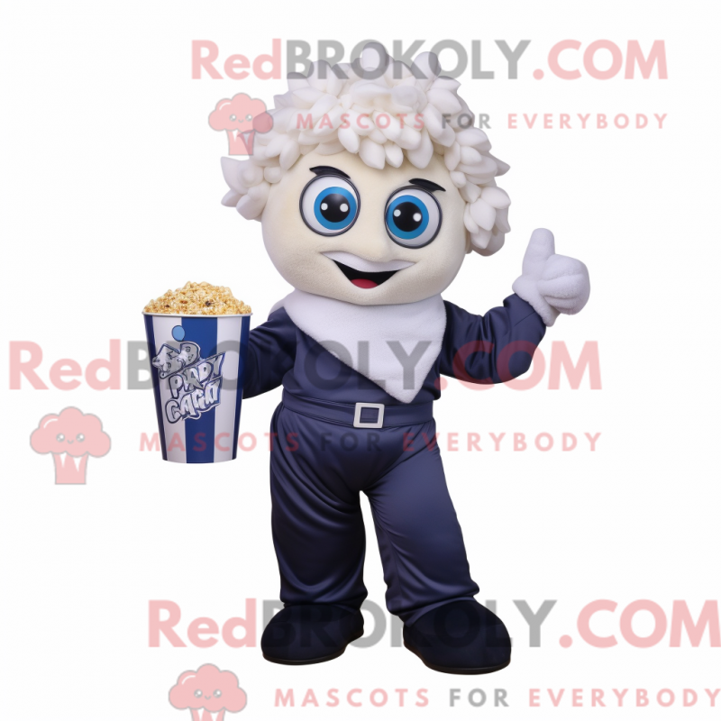 Mascot character of a Navy Pop Corn dressed with a Tank Top and Cummerbunds Mascot character of a Navy Pop Corn dressed with a Tank Top and Cummerbunds