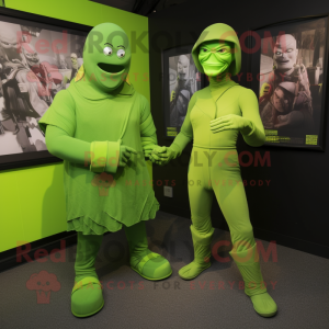 Lime Green Gi Joe mascotte...