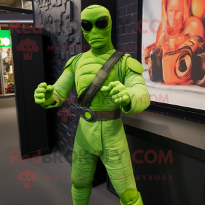 Lime Green Gi Joe mascotte...