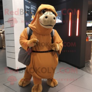 Rust Camel maskot kostume...