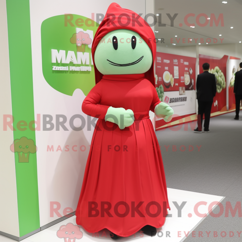 Mascot character of a Pepper dressed with a Maxi Skirt and Cummerbunds Mascot character of a Pepper dressed with a Maxi Skirt and Cummerbunds