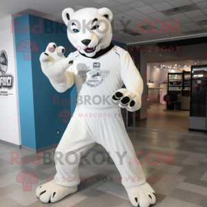 White Panther maskot...