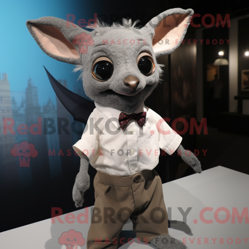 Mascot character of a Bat dressed with a Button-Up Shirt and Ties Mascot character of a Bat dressed with a Button-Up Shirt and Ties