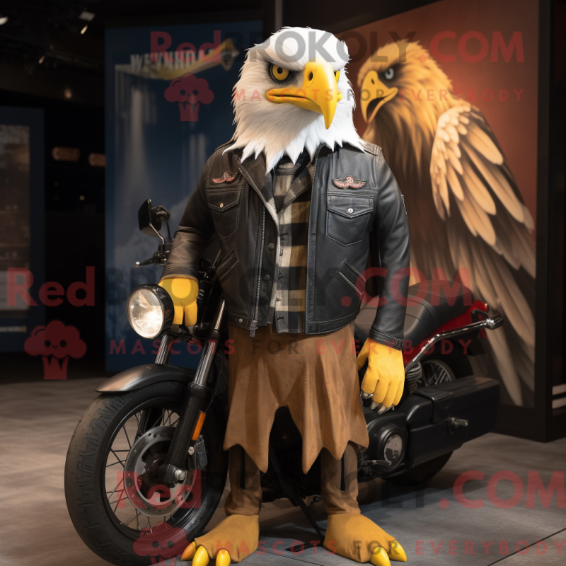 Mascot character of a Eagle dressed with a Biker Jacket and Scarf clips Mascot character of a Eagle dressed with a Biker Jacket and Scarf clips