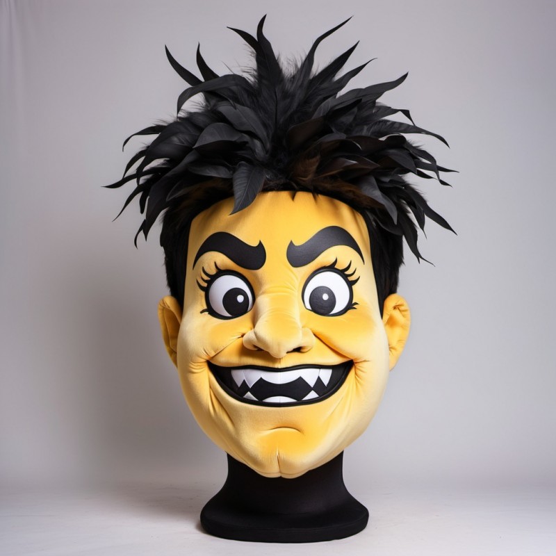 Tête de mascotte - REDBROKOLY Tête de mascotte - REDBROKOLY