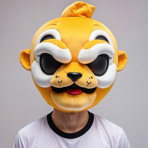 Tête de mascotte - REDBROKOLY