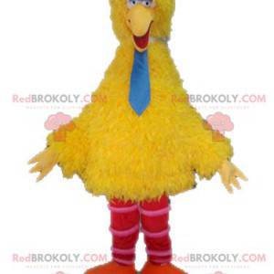 Mascotte de Big Bird célèbre oiseau jaune de Sesame Street -