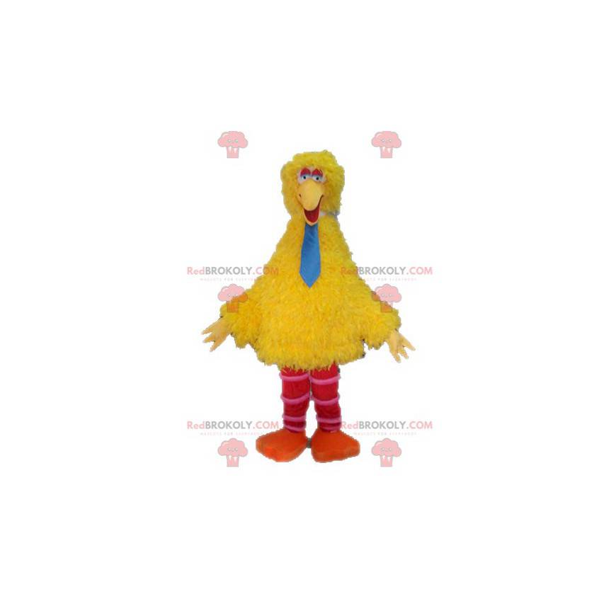 Big Bird mascot famous yellow bird of Sesame Street -